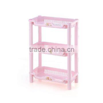 Grid Design 3/4 Layer Multipurpose Plastic Storage Rack Kitchen Holder photo-2