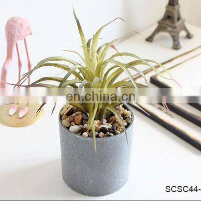 Garden Accessories Cute Lifelike Cheap Garden Decor Faux Potted Plants And Succulents Artificial Flower Plant With Plain Pot