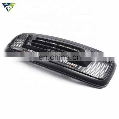 Dodge 2013-2018 ABS Replacement Grille for RAM 1500 Front Mesh Grille With LED Lights Rebel Style photo-4