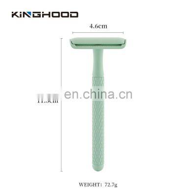 Professional Custom Stainless Steel Barber Straight Razor Shaving Blades Safety Rasoir Green Shavers Straight Shaving Razor photo-3
