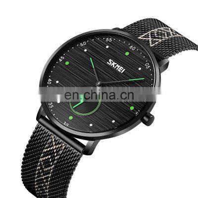 New Design Original Watch Top Brand Skmei 9218 Mesh Strap Waterproof Japan Movement Quartz Men Wristwatch photo-5
