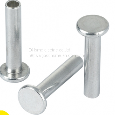 Rivet Manufacturers Customized Non-standard Aluminum Rivet M3.5 Flat Head Semi-hollow Rivet M1.5 Small Size Rivet Solid（Wechat:13510231336） photo-3