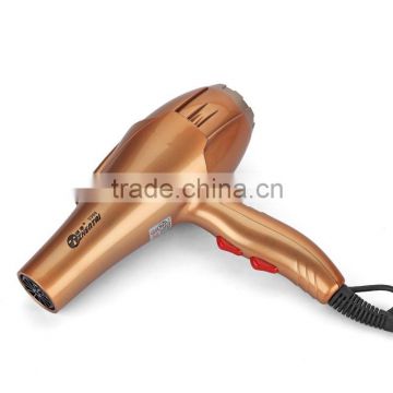 1600W Yellow Portable Professional DC Hair Dryer