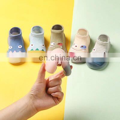2022 Summer Baby Rubber Soles Socks Girls Boys Shoes Newborn Landing Socks Non-slip Soft Socks Cartoon Children Gifts
