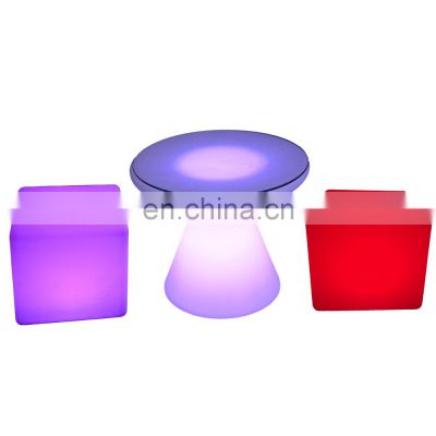 led cube seat lighting 16 colors lounge led chair glow pool bar tables cube chair