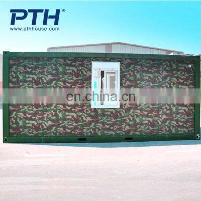 Customized Container Houses Flat Pack Modular Home for Living Military Camp photo-3