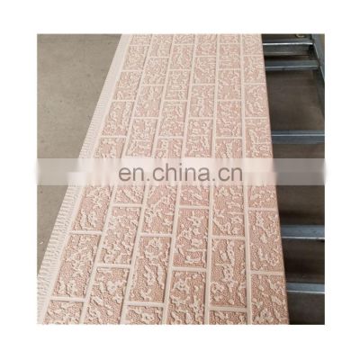 16mm wall house board exterior metal panel 3d wall panels pu sandwich panel vehicle