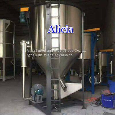 Vertical Screw Paddle Type Plastic Mixing Mixer Machine With Dryer photo-5