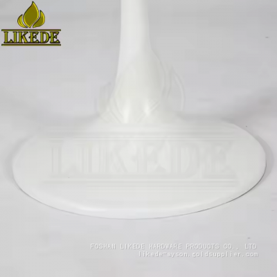 White Metal Trumpet Table Leg and Tea Table Leg Coffee Table Leg photo-5