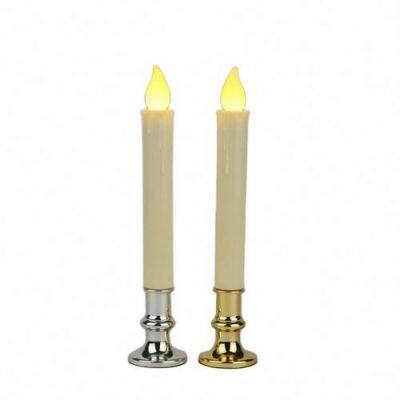 Competitive Price Led Flameless Church Battery Taper Long Candles