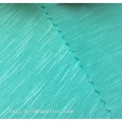 New Style 95% Rayon 5% Spandex Slub Single Jersey Fabric For Dress photo-2