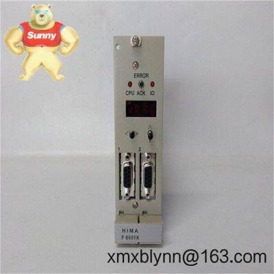 HIMA F8651X Digital Input Module – Safety‑rated discrete input card for HIQuad X systems
