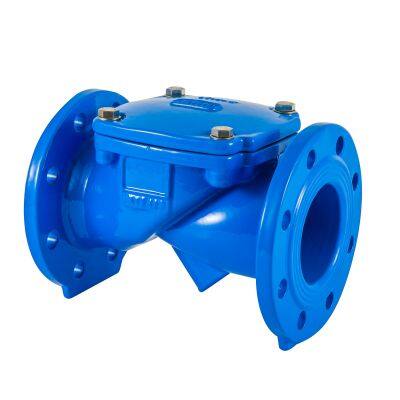 Large Size Flap Check Valve DN2000, Flexible Rubber Disc for Water Supply Systems