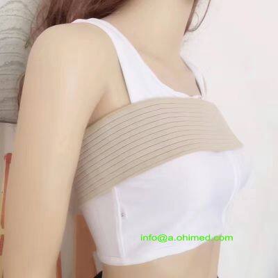 Breast Compression Band Shockproof Compression Chest Brace Breathable High-Strength Chest Strap
