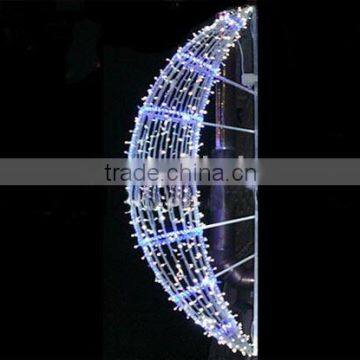 Ramadan decoration Moon with LED Light for Street Light Ramadan Festival