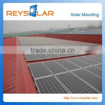 Adjustable Roof Solar Mounting Galvanized Steel Racking Roof Mount Tracking System