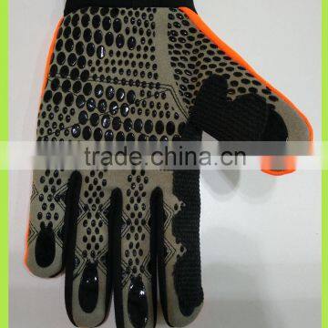 SAFETY Mechanic Glove in Synthetic Leather Palm Safety Gloves for Work Glove EN388 photo-3