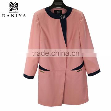 YMYD-7720 New Fashion Spring Autumn Women Trench Coat Long Outwear Plus Size Waist Clothing Factories In China Women Spring Coat