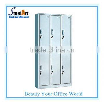 6 doors steel waterproof locker