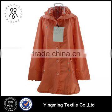 Wholesale hotselling women's fashion windbreaker,wind coat