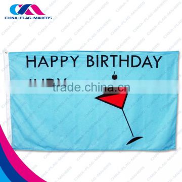 custom nylon promotion print banner flag