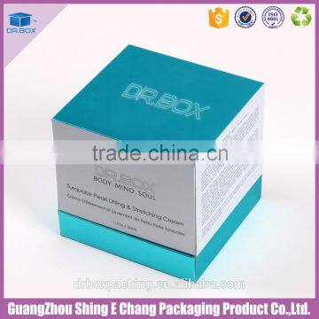 Inside the Plastic Holder Silver Cardboard Recycled Cosmetic Boxes photo-2