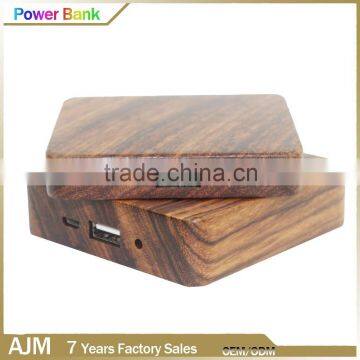 new arrival wooden power bank 8000mah power bank for mobile phone promotion