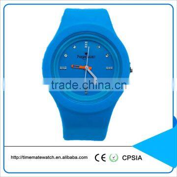 custom quartz watch waterproof silicone bracelet watch