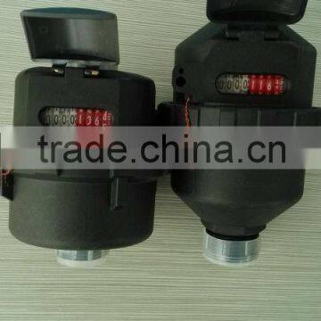 black plastic material piston meter