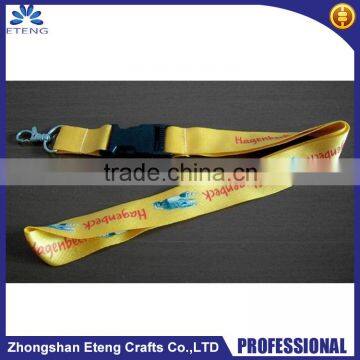 25*1000mm 4 color printed neck lanyard,custom printed lanyard with black buckle