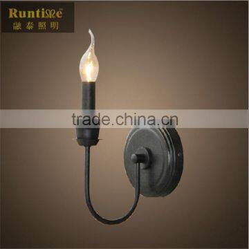 Modern decorative candle led wall sconces wall light fixture for hotel