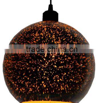 2016 zhongshan new 3 d led glass pendant lights round hanging lamps home & hotel & villa furniture high quality chandeliers