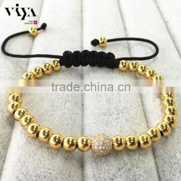 2016 Latest Fashion Mens Beaded Leather Wrap Bracelets,diy Wrap Beaded Bracelet photo-4