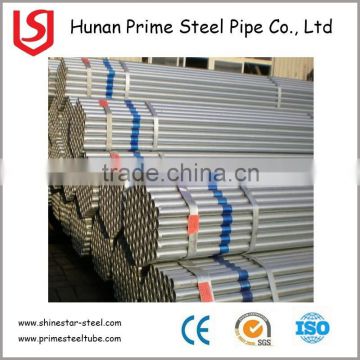 Astm a53 schedule 40 galvanized steel pipe for building materials