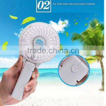 OEM Rechargeable small electric plastic fashion usb mini fan