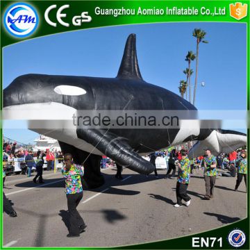 Hot sale inflatables inflatable blue whale giant inflatable whale for parade                        
                                                                                Supplier's Choice