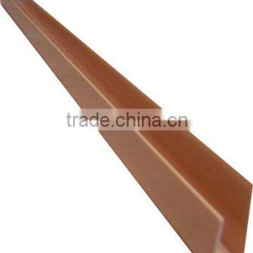 Decorative pvc U clip,PVC U JOINTER with brown color,U002