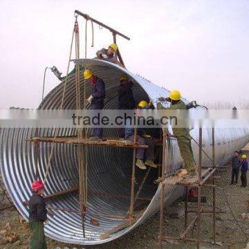 Manufacturing Half Circle Galvanized Corrugated Steel Pipe for Building Materials photo-2