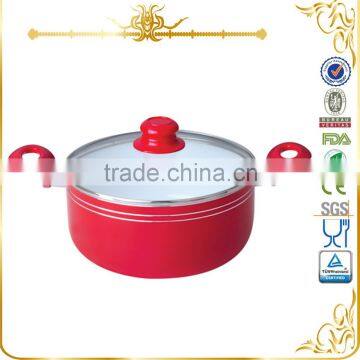 Big size 24cm to 40cm ceramic aluminum casserole MSF-6645