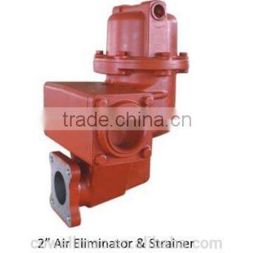 2" air eliminator& strainer