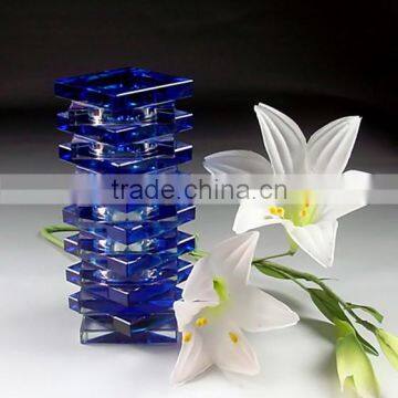 High quality crystal flower vase for home decoration decoration CV-1052