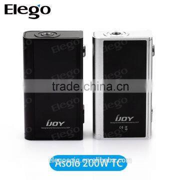 High watt TC box mod Ijoy Asolo 200w As TC box mod with Best price from elego