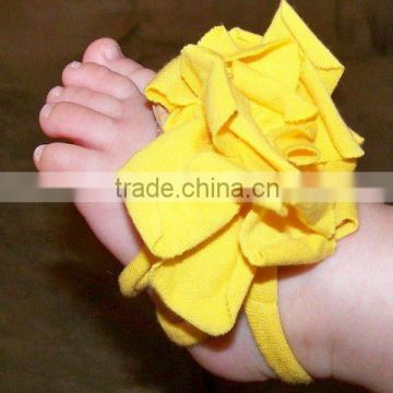 Baby sandals/petals sandals.toe blooms.toddler flower shoes