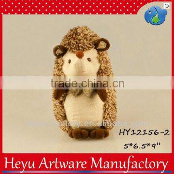 Animated Christmas Plush Hedgehog Ornament