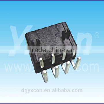 Guangdong factory MX 3.0mm pitch 4pin dual row bend Wafer&Housing connector