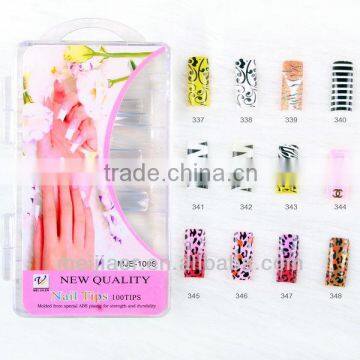 False nail tips colorful nail tips pre-design nail tips