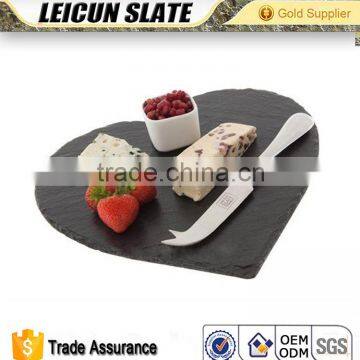 Wholesale Natural Black Slate Plate, Black Slate Steak Plate photo-3