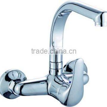 Cheap price Single handle hot & cold water saving basin sink mixer stainless steel tube faucet