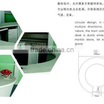 Circular Design Office Furniture Front Desk photo-2