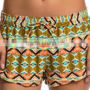 Golden Work Women Board Shorts